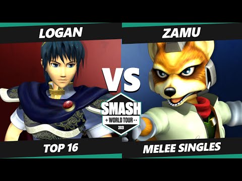 SWT NA East RF Top 16 - Logan (Marth) Vs. Zamu (Fox) Smash Melee Tournament