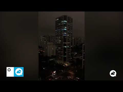 Cloud of smoke in Brazil