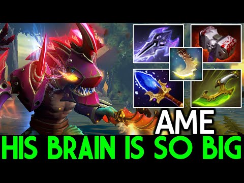 AME [Slark] His Brain is so Big 200 IQ Counter Build Dota 2