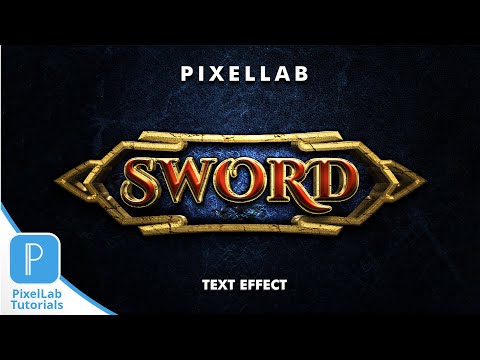 Текстовый эффект в эпическом стиле | Учебник Pixellab