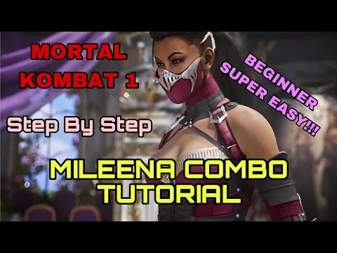 MK1 - Mileena Combo Tutorial - SUPER EASY, Beginner - Mortal Kombat 1