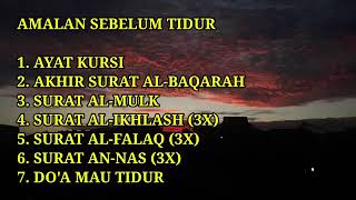Download lagu Amalan Sebelum Tidur mp3