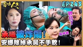 百味人生 EP243 完整版｜安娜對承昊不手軟！為了搶線香讓恩曦捲入爆炸意外！瘋女人打一團！顧老「勸架失敗」無奈擺手做罷！｜Bittersweet Destiny｜【莊廣和堂轉大人萃滴精】
