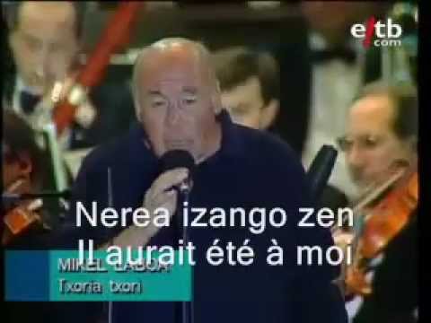 Mikel Laboa - Txoria Txori (Hegoak) VOSTFR avec l'orphéon Donostiarra