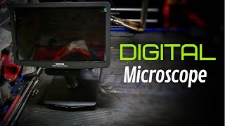 VEVOR LCD Digital Microscope Unboxing, Assembling, and Testing