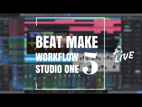 Studio One 5 Beat Make Workflow Live Take 1