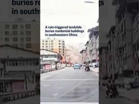 Rescue efforts underway after massive landslide in China