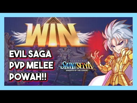 💀Jugué con EVIL SAGA en PVP Melee💀Athena es MI PEOR PESADILLA💀SSKOTZ Saint Seiya Awakening💀