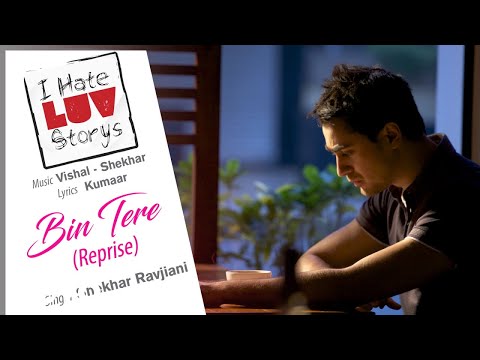 Bin Tere (Reprise) Song - I Hate Luv Storys|Sonam Kapoor,Imran Khan|Shekhar Ravjiani