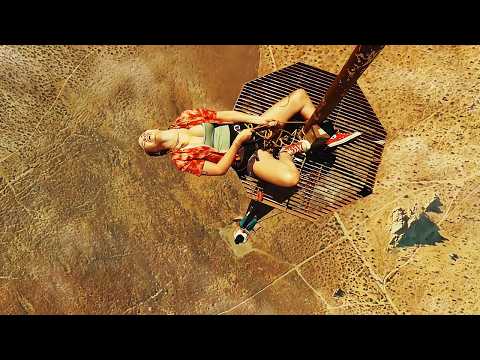 She climbed 610 meters... but now she can't go back down.