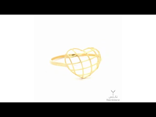 خاتم ذهب عيار 18 (RN.5364)