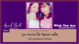 [THAISUB] Apink BnN (Bomi, Namjoo) – Wish You Are (좋겠다) Matrimonial Chaos OST Part 5