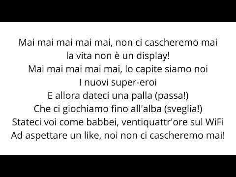 NON CI CASCHEREMO MAI! instrumental