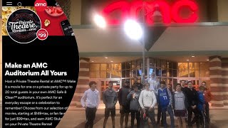 We Rented Out A Movie Theater / AMC Private Theater Rental