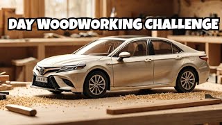 Woodworking Art / 20 Days of Making a Wooden Toyota Camry Model
