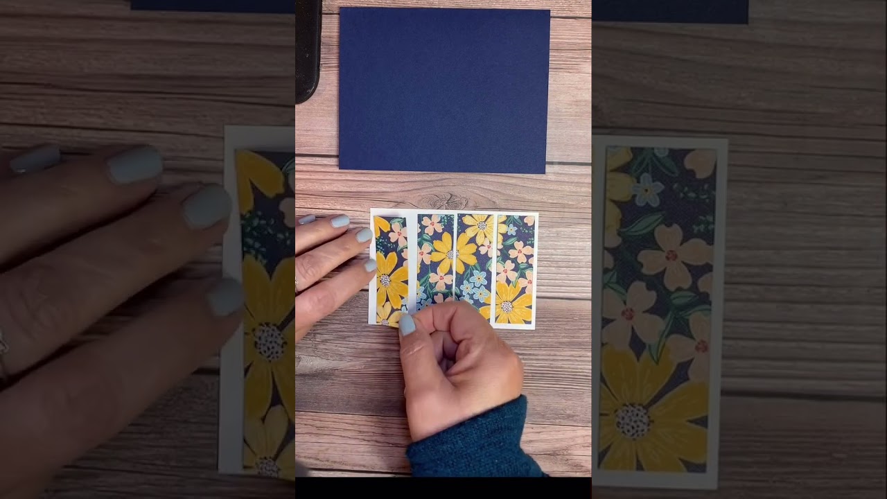Simple Cardmaking Design Using Patterned Paper #simplestamping #cardmaking #papercrafts
