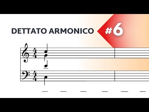 Dettato Armonico a 4 voci - Livello avanzato N°6