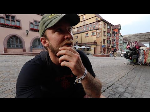 American guy in Rottweil, Germany! Oldest city in Baden Württemberg. (germany city tour)