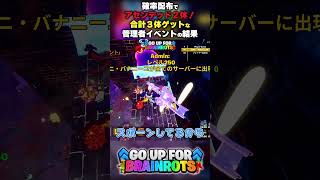 【確率配布でアセンデッド２体！】合計３体ゲットな管理者イベントの結果【ゴーアップ/ジャンプマップ/ゴーアップフォーブレインロット】