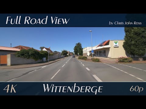 Wittenberge, Brandenburg, Germany: Wahrenberger Straße - 4K (2160p/60p) Ultra HD
