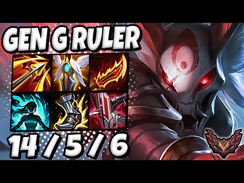 Kalista vs Ezreal ADC [ Gen G Ruler ] Patch 12.12 Korea Grandmaster ✅