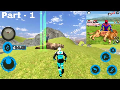 Light Superhero Speed Hero Robot Rescue Mission_Animal Help Ambulance _ Part 1 _ Best Gameplay Pro