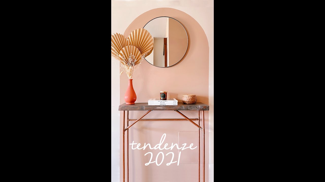COME ARREDARE CASA SPENDENDO POCO - MAKEOVER dell'INGRESSO di CASA - Tendenze arredo 2021 #SHORTS
