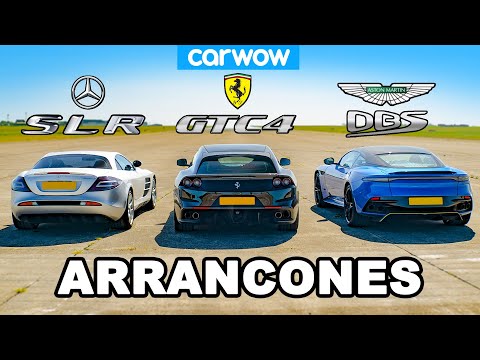 Mercedes SLR McLaren vs Ferrari GTC4 vs Aston DBS: ARRANCONES