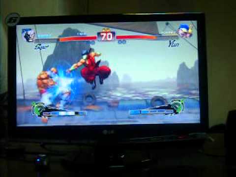 SF4 AE @ Oktoberfist 2011 - poponarrival (Sagat) vs Bombie (Yun)