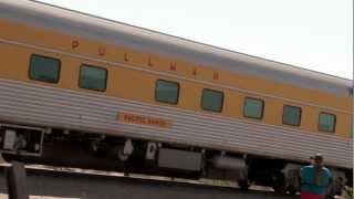 preview picture of video 'ATSF #3751, Parker to Vicksburg, Arizona, May 15, 2012'