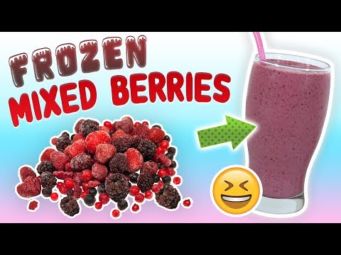Mixed Berry Smoothie (Antioxidant Smoothie Recipe)