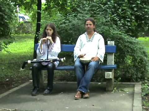 Zilele Orasului Satu Mare 2010 Fero and Andrei playing medieval themes