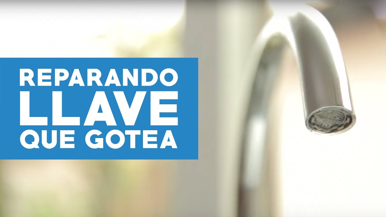 Cómo reparar una llave que gotea