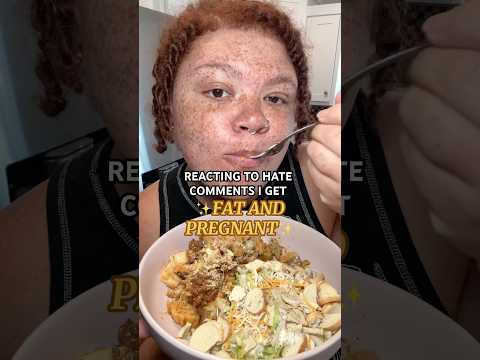 Reacting to hate comments I get for being ✨FAT AND PREGNANT✨💀