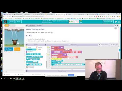 Unit 3 Lesson 10 (how to add text to your project) Code.org Discoveries 20/21