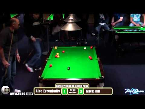 Anzac 2011 Semi Alec Evreniadis v Mick Hill