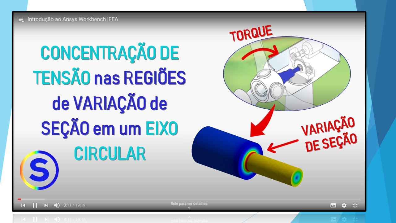 Concentração de tensão | Ansys Workbench | Resistência dos Materiais |