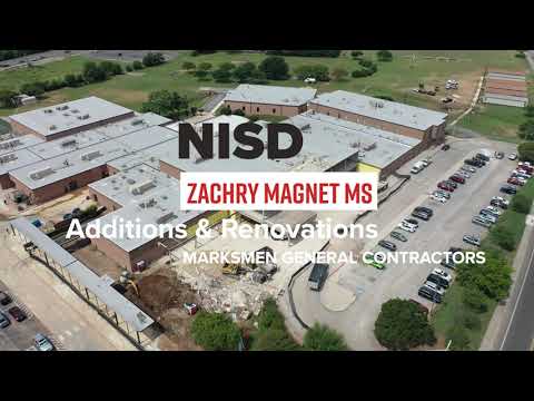 Zachry Middle School 8-18-21 Construction Update