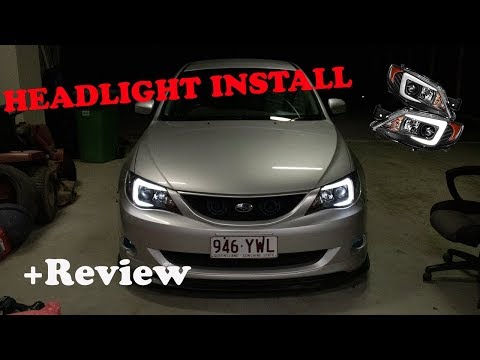 08-14 Subaru Impreza / WRX / STI Headlight Install and Review