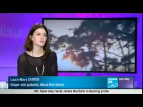 Blood Red Shoes (Laura-Mary Carter) interview Culture Show on France 24