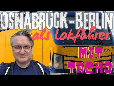 🚆 Führerstandsmitfahrt Osnabrück – Berlin | IC Amsterdam–Berlin | Vectron BR 193