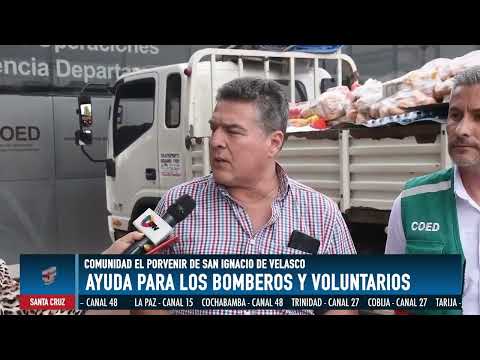COED ENVIA ALIMENTOS PARA BOMBEROS Y VOLUNTARIOS DE SAN IGNACIO DE VELASCO