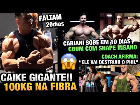CAIKE INSANO - CARIANI SHAPE ATUAL - CBUM IMPRESSIONANTE - COACH DO CURRY VS PHIL HEATH e mais (...)