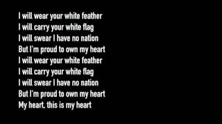 Lyrics from: Marillion ~ White Feather (from the album Misplaced Childhood)