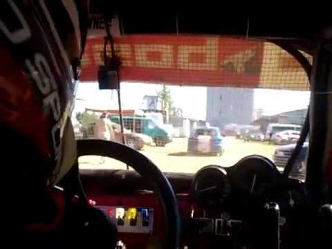 9.9.12 domažlice chodský čakan onboard fiat 600 kitcar  (přejezd přes zábranu) :-)