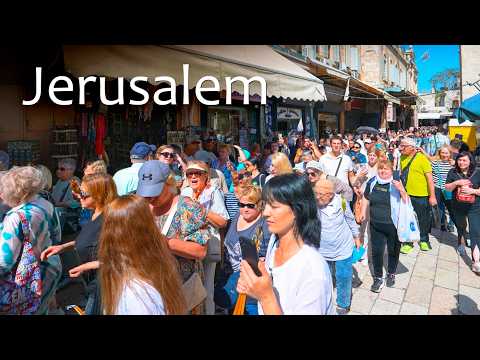 The Return of Tourism to Israel! Shocking! The Streets of Jerusalem Are Packed!