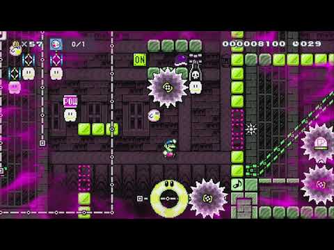 {automatic} Mario in Ghost House by Guius - Super Mario Maker 2 - No Commentary 1bv