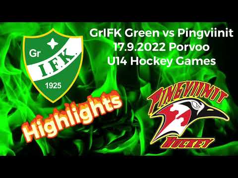 HIGHLIGHTS GrIFK Green vs Pirkkalan Pingviinit (U14/2022)
