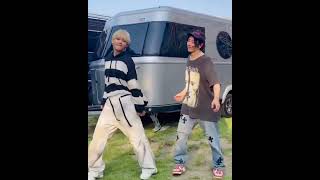 Download lagu Park Hyo Shin and Kim Taehyung Slow Dancing Challenge Behind the Scene mp3