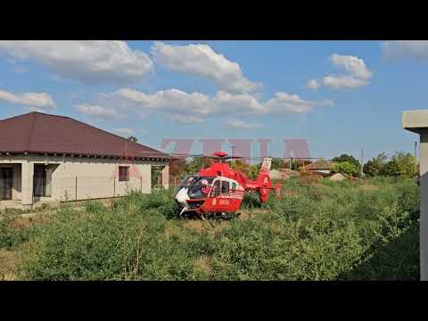 Accident rutier în Dorobanțu! Implicate un autoturism și un tir. Intervine elicopterul SMURD